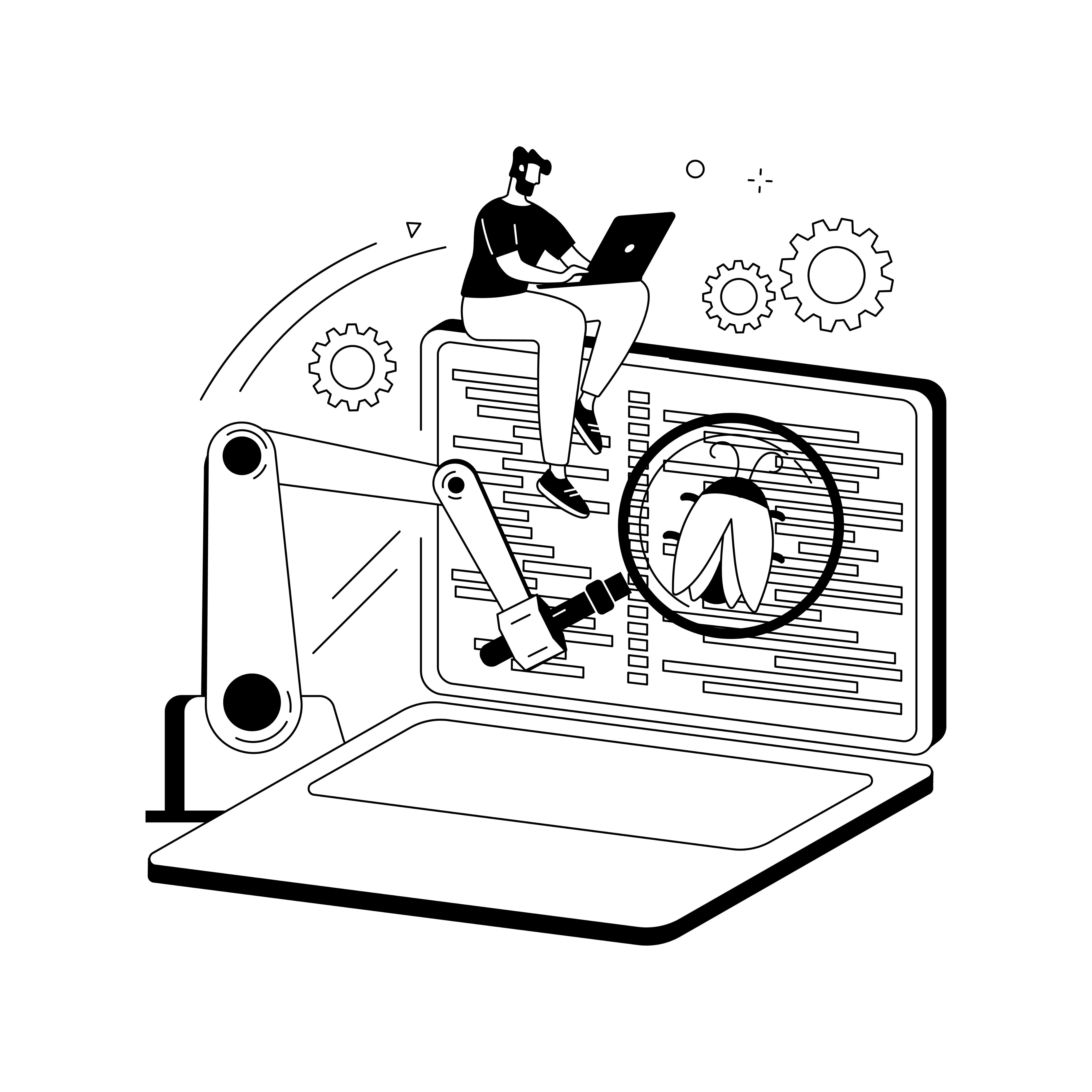 Digital Solutions Illustration